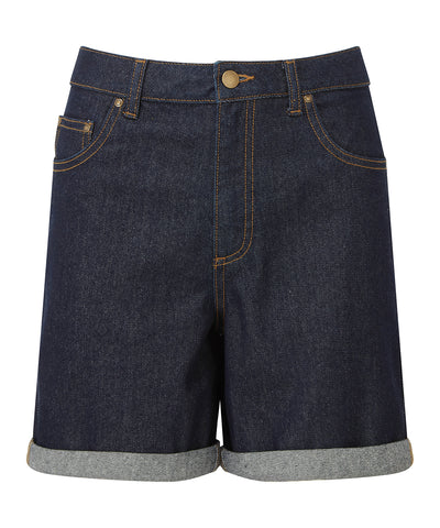 Womens denim shorts | indigo denim