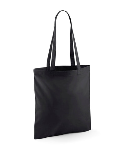 Recycled cotton tote | black