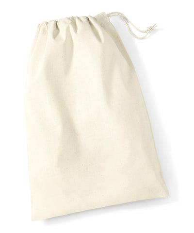 Recycled cotton stuff bag | natural