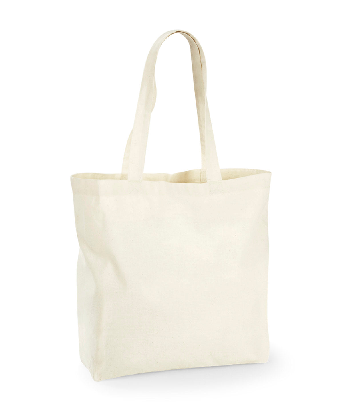 Recycled cotton maxi tote | natural