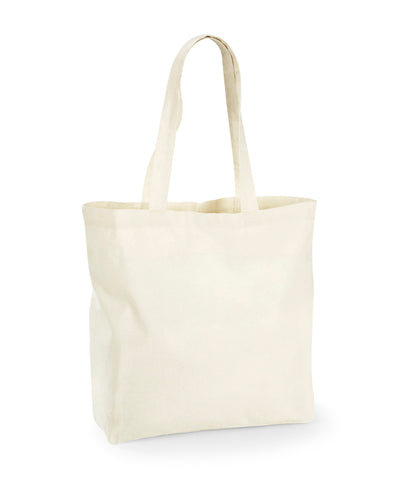 Recycled cotton maxi tote | natural