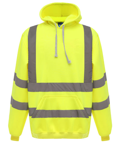 Hi-vis pull-over hoodie (HVK05) | yellow