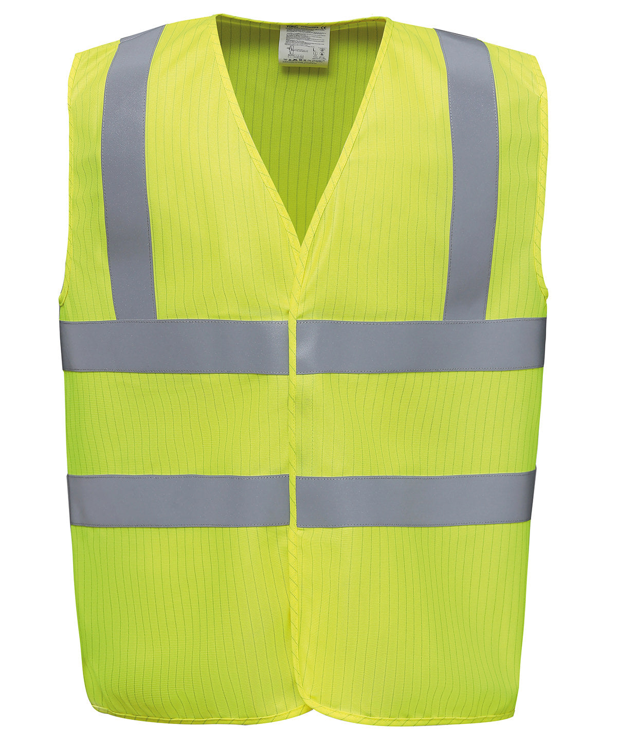 Hi-vis flame-retardant anti-static waistcoat (HVW100ASFR) | yellow