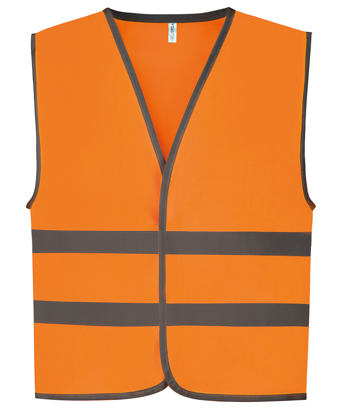 Hi-vis reflective border kids waistcoat (HVW102CH) | lime