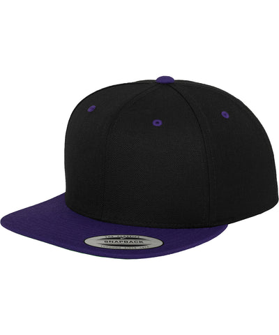 The classic snapback 2-tone  (6089MT) | black/purple