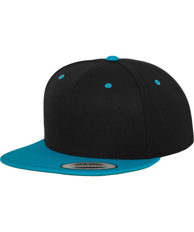 The classic snapback 2-tone  (6089MT) | black/teal