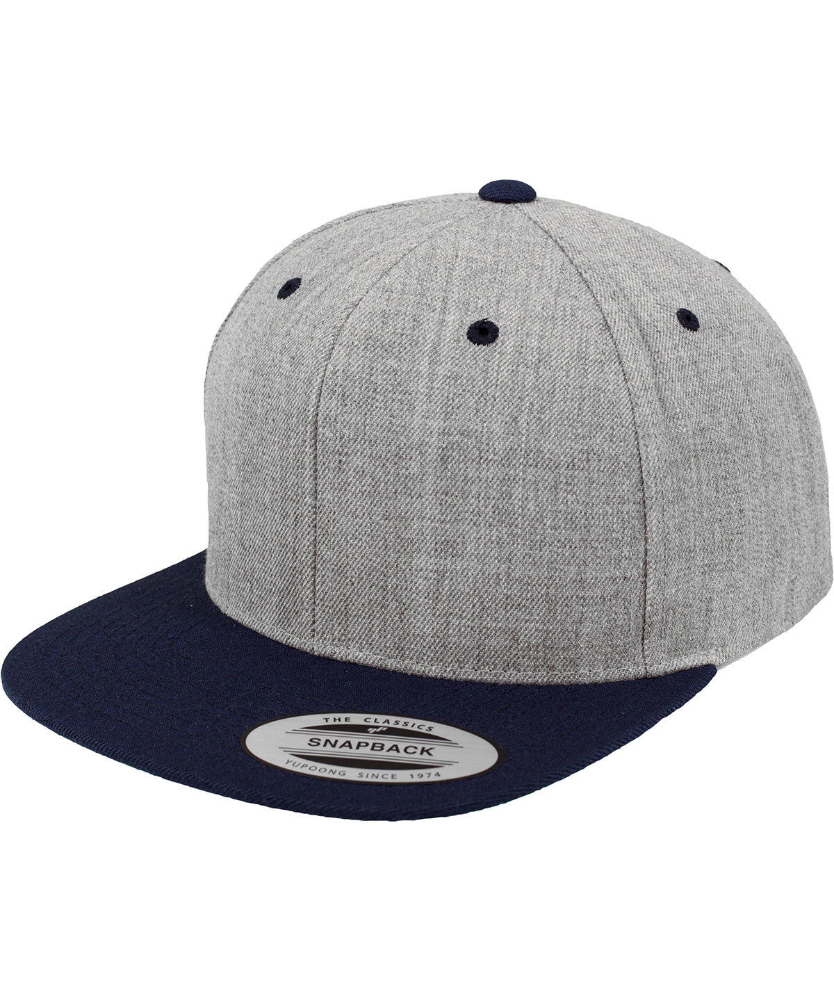 The classic snapback 2-tone  (6089MT) | heather/navy