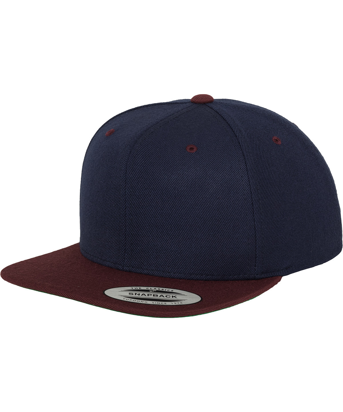 The classic snapback 2-tone  (6089MT) | navy/maroon