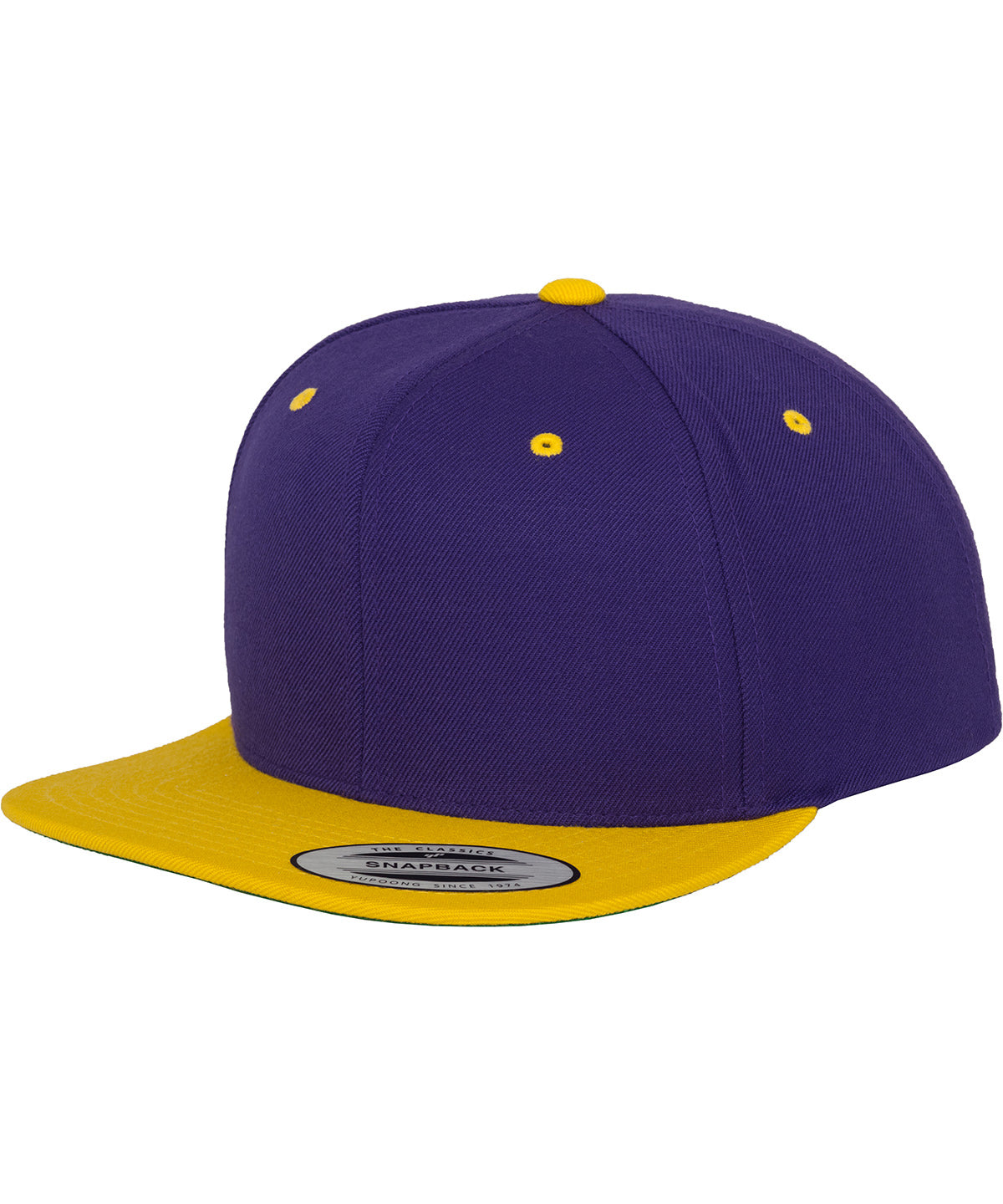 The classic snapback 2-tone  (6089MT) | purple/gold