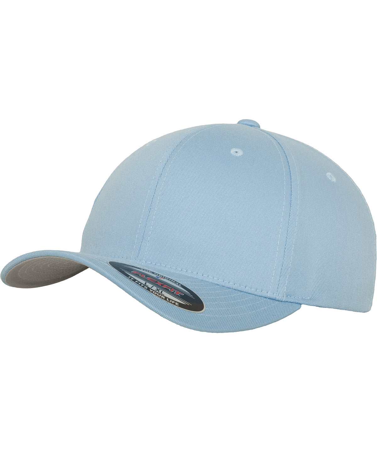 Flexfit fitted baseball cap (6277) | carolina blue