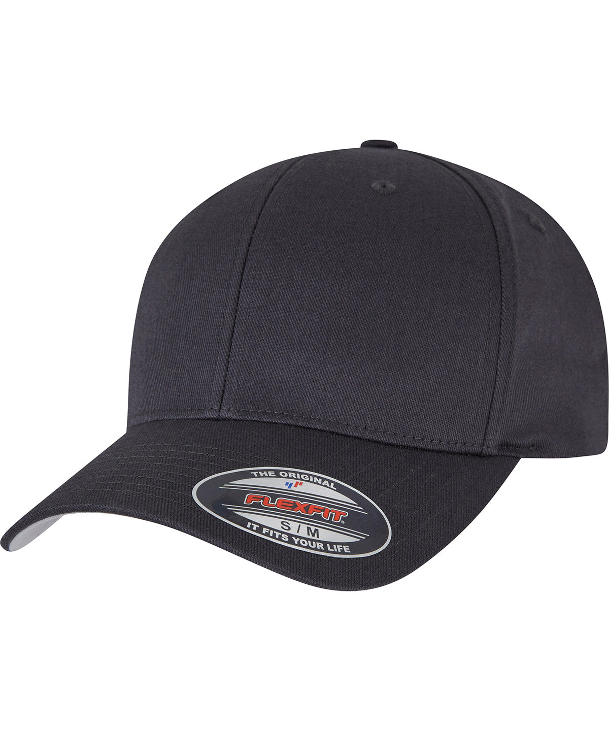 Flexfit fitted baseball cap (6277) | charcoal