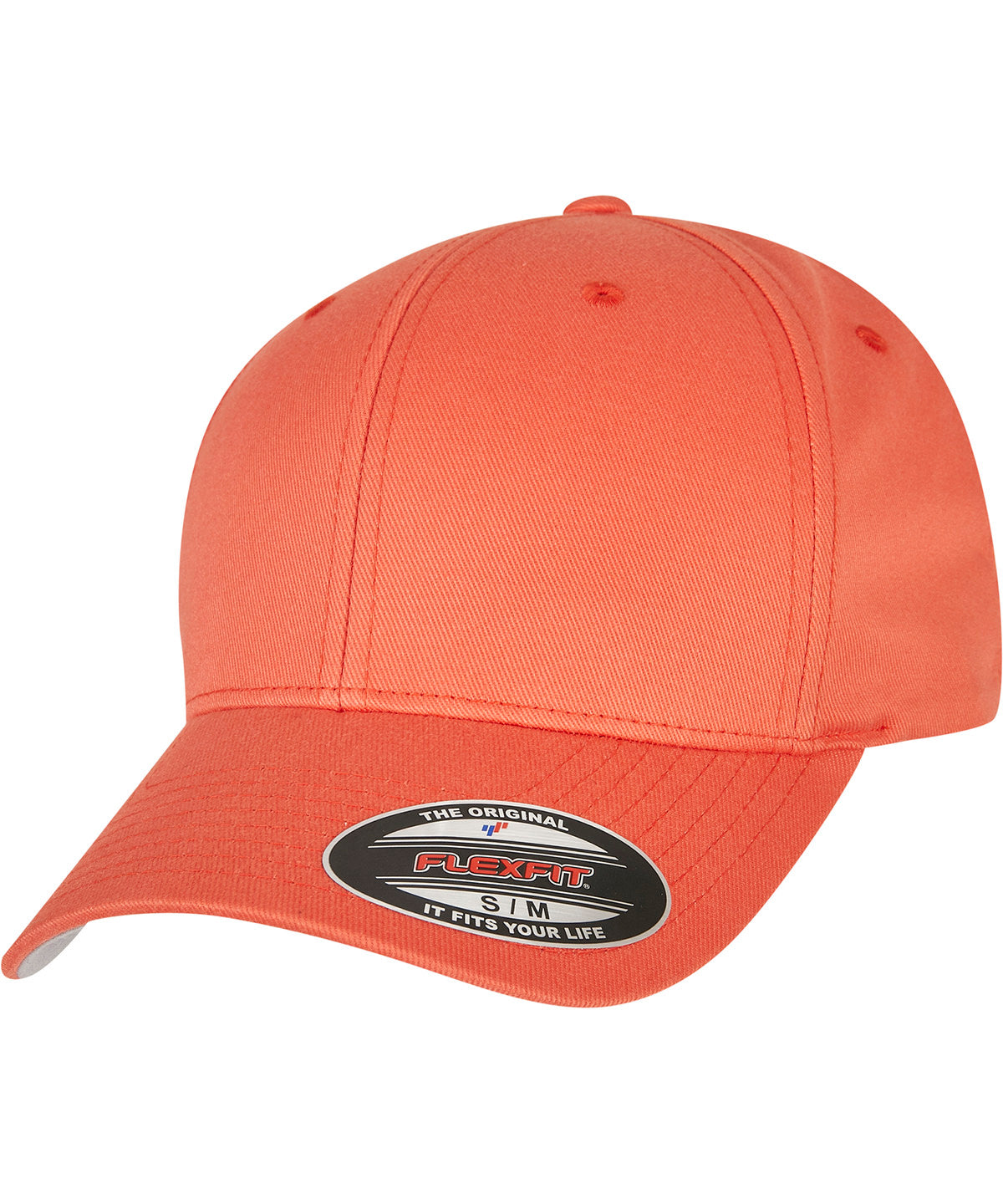 Flexfit fitted baseball cap (6277) | spicy orange