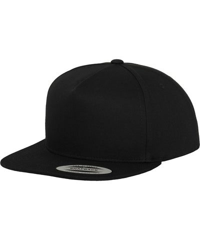 Classic 5-panel snapback (6007) | black/black