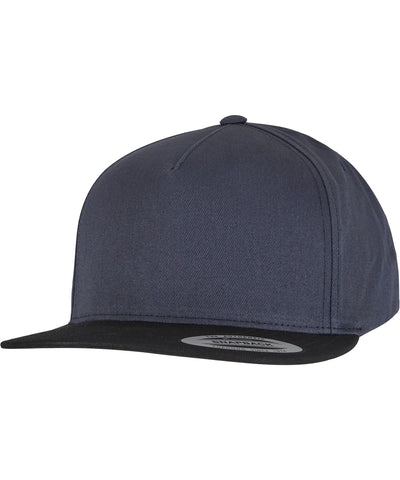 Classic 5-panel snapback (6007) | navy/black