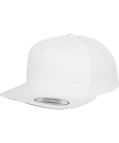 Classic 5-panel snapback (6007) | white