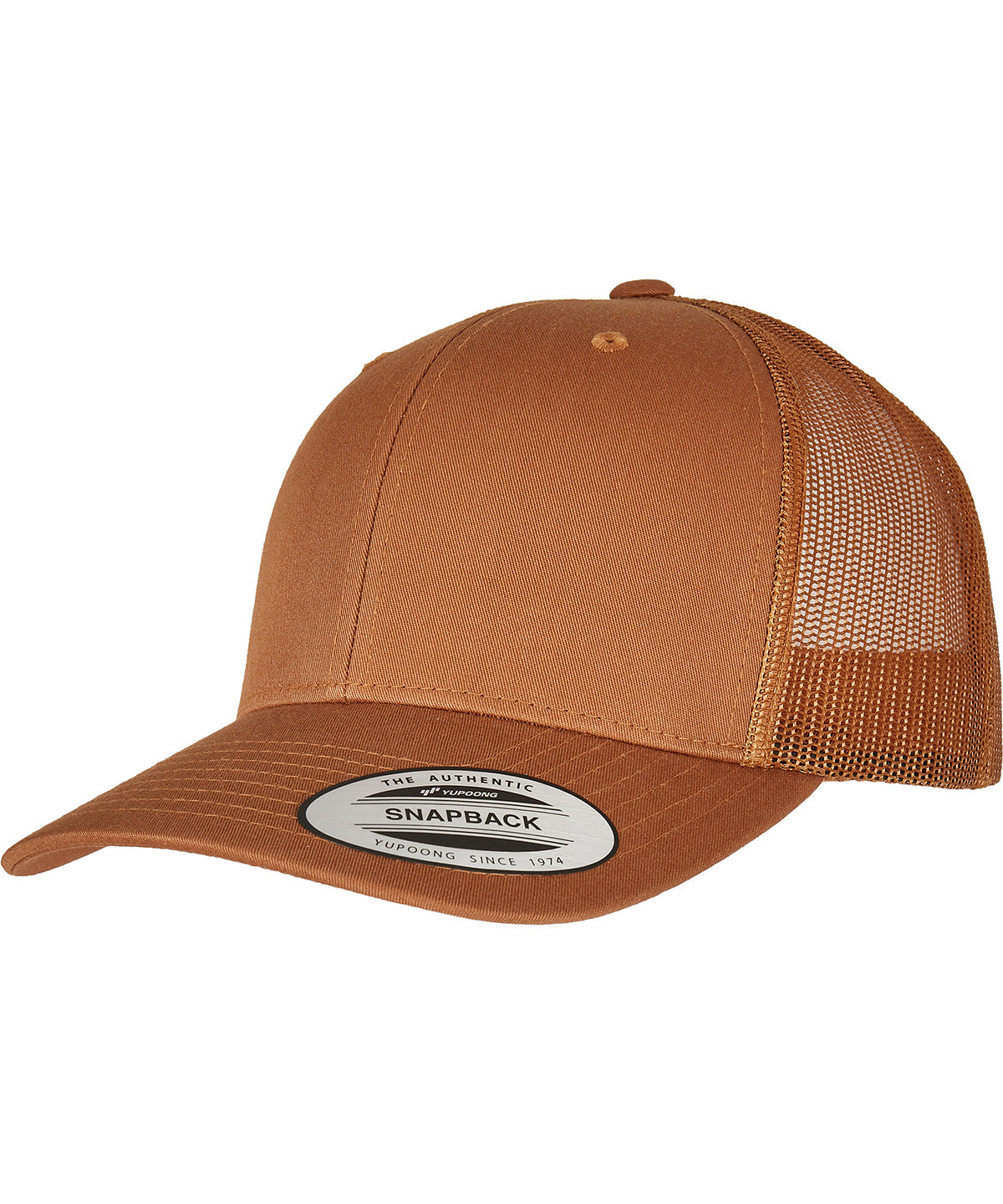 Retro trucker cap (6606) | caramel