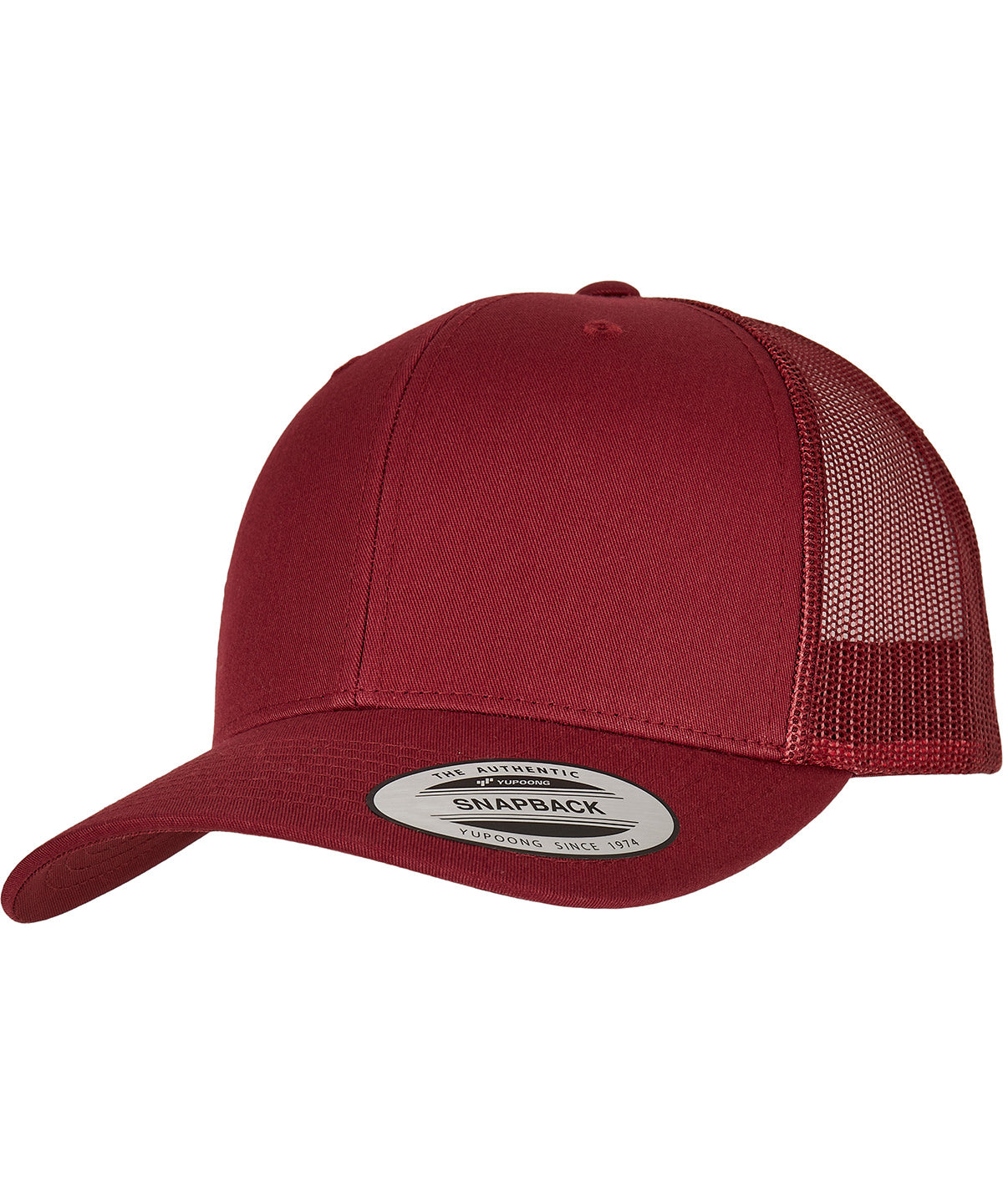 Retro trucker cap (6606) | cranberry