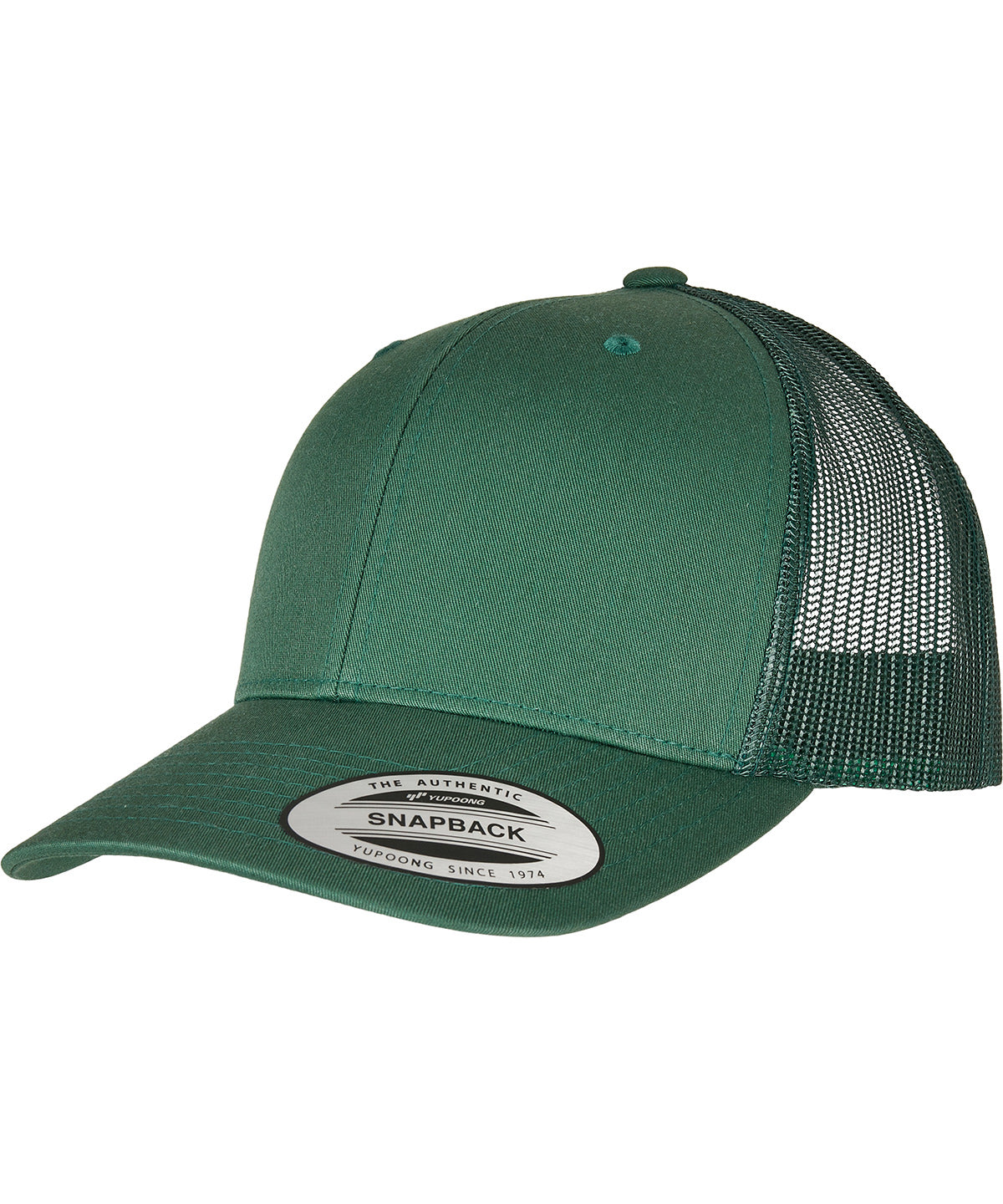Retro trucker cap (6606) | evergreen