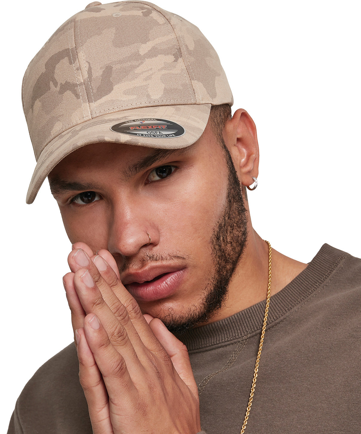 Flexfit light camo (6277LC) | dark beige camo