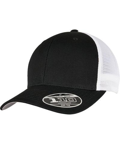 110 mesh 2-tone cap (110MT) | black/white