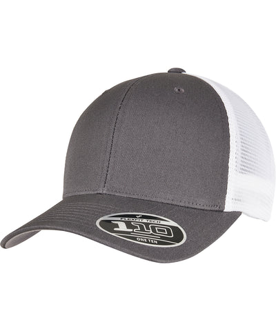 110 mesh 2-tone cap (110MT) | charcoal/white