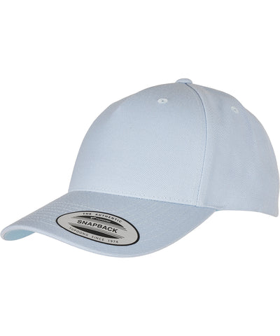 YP classics 5-panel premium curved visor snapback cap (5789M) | ballad blue