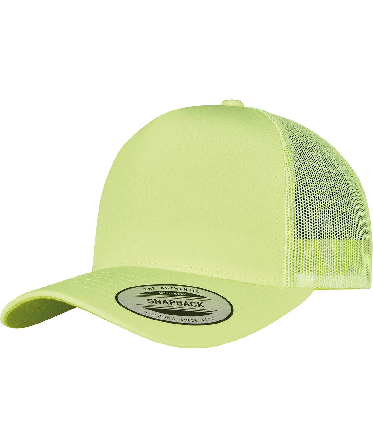 Neon retro trucker (6506NT) | neon yellow