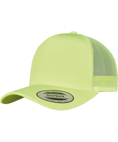 Neon retro trucker (6506NT) | neon yellow