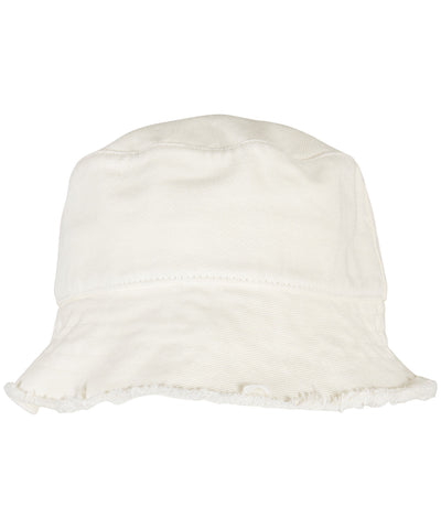 Open edge bucket hat | off white