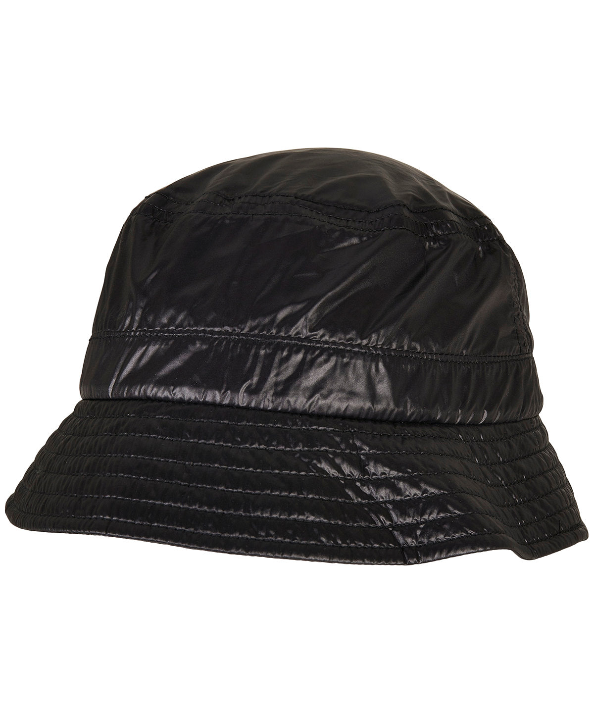 Light nylon bucket hat | black
