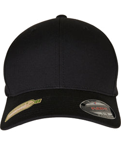 Flexfit recycled polyester cap | black