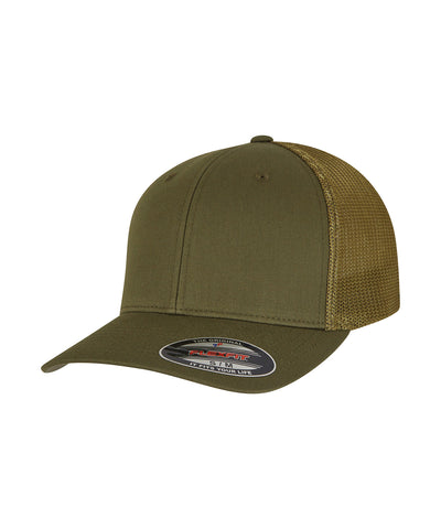 Flexfit mesh trucker | moss green