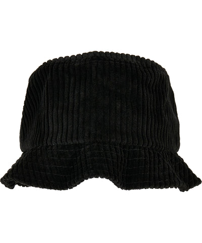 Big corduroy bucket hat (5003BC) | black