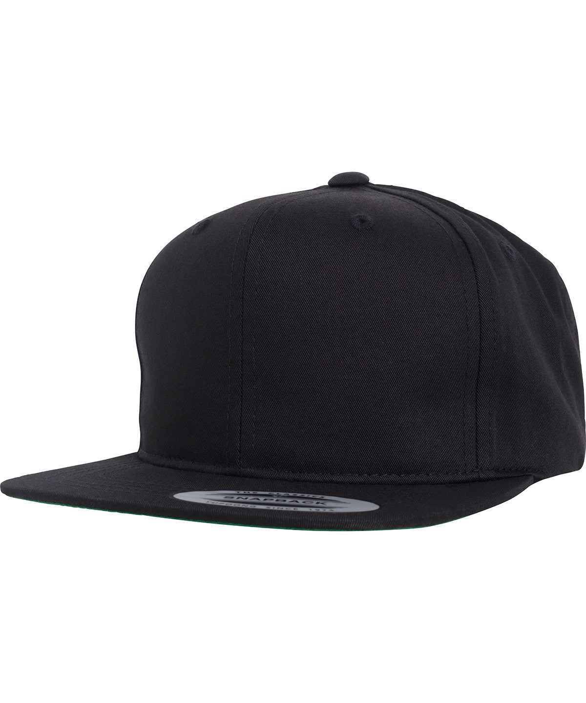 Pro-style twill snapback youth cap (6308) | black