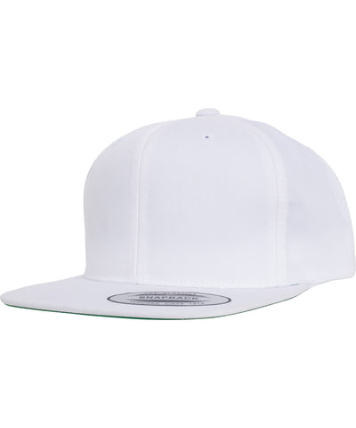 Pro-style twill snapback youth cap (6308) | white