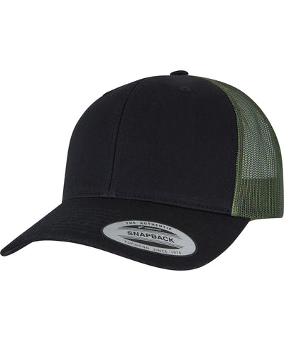 Retro trucker 2-tone (6606T) | black/loden