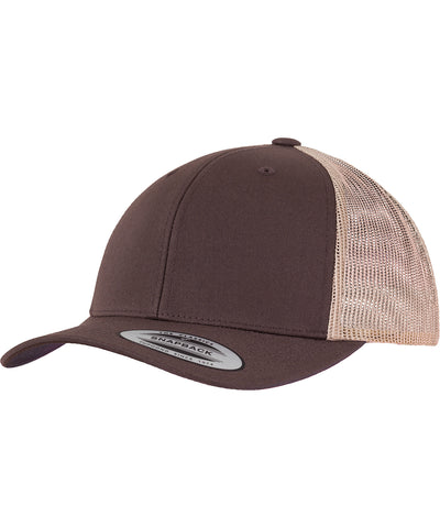 Retro trucker 2-tone (6606T) | brown/khaki