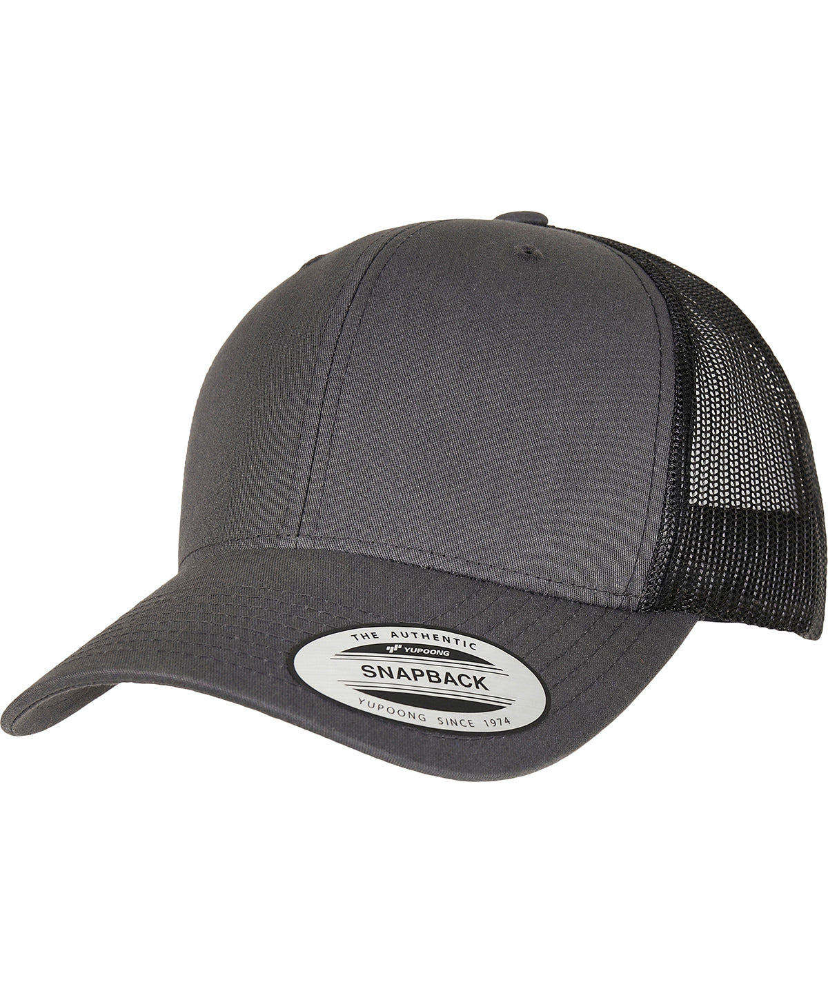 Retro trucker 2-tone (6606T) | charcoal/black