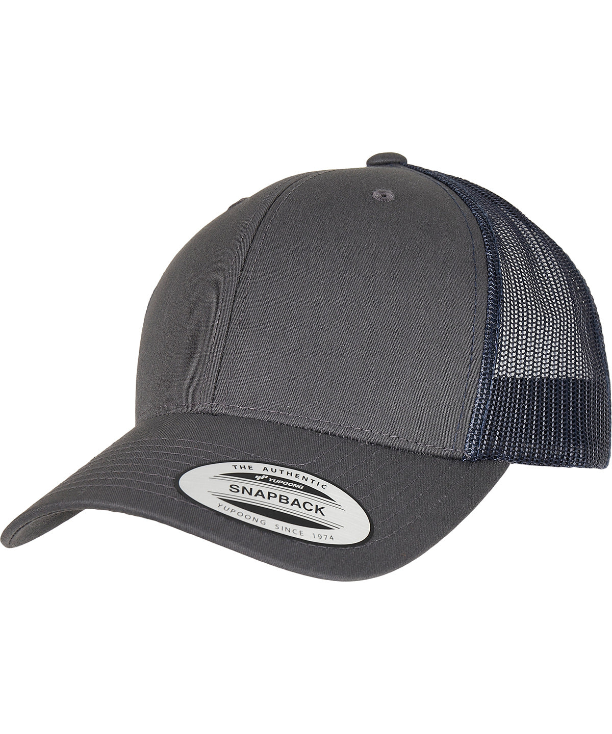 Retro trucker 2-tone (6606T) | charcoal/navy
