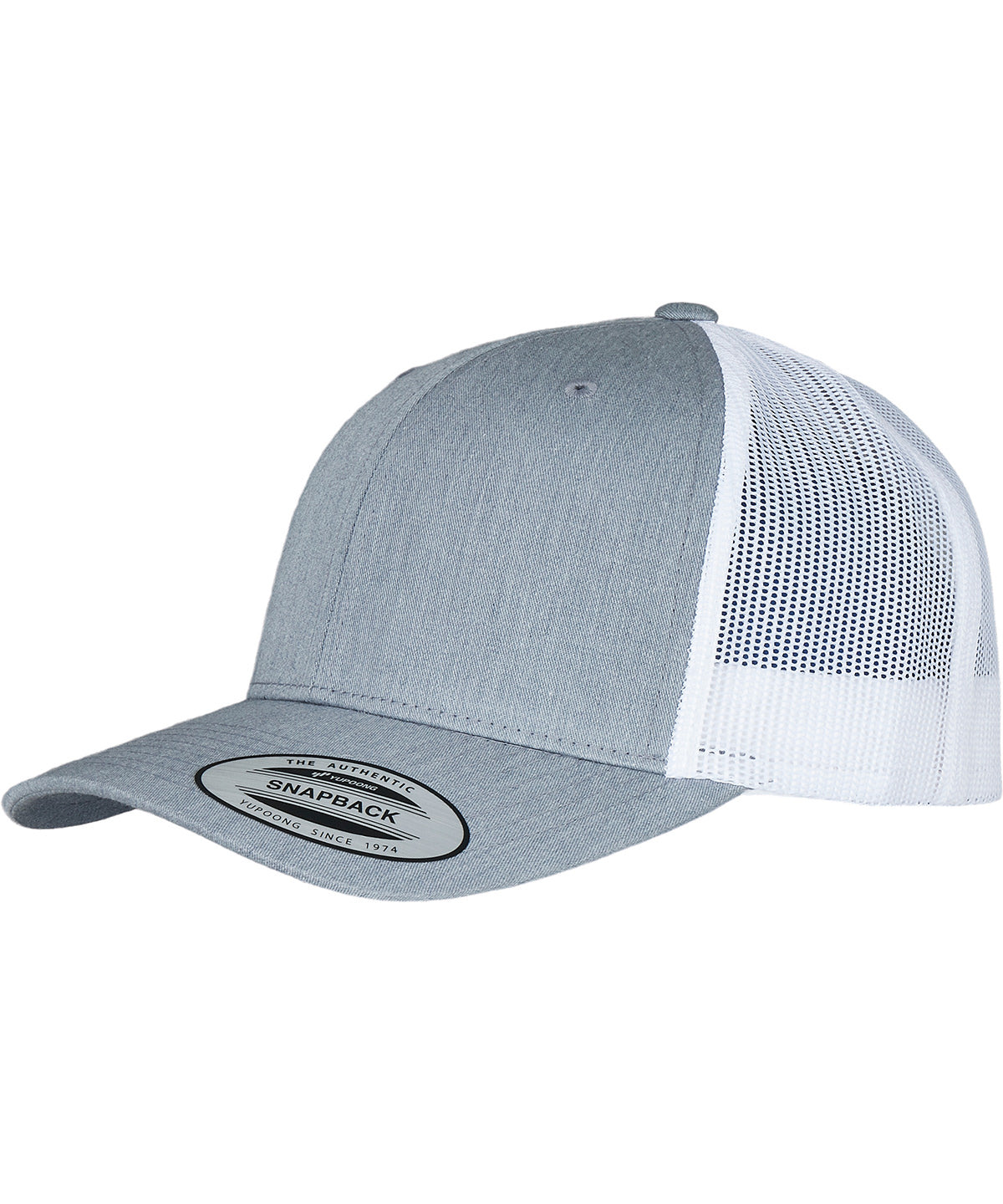 Retro trucker 2-tone (6606T) | heather/white
