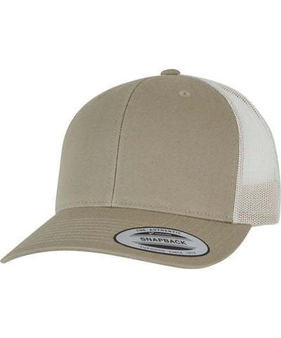 Retro trucker 2-tone (6606T) | pale khaki/birch