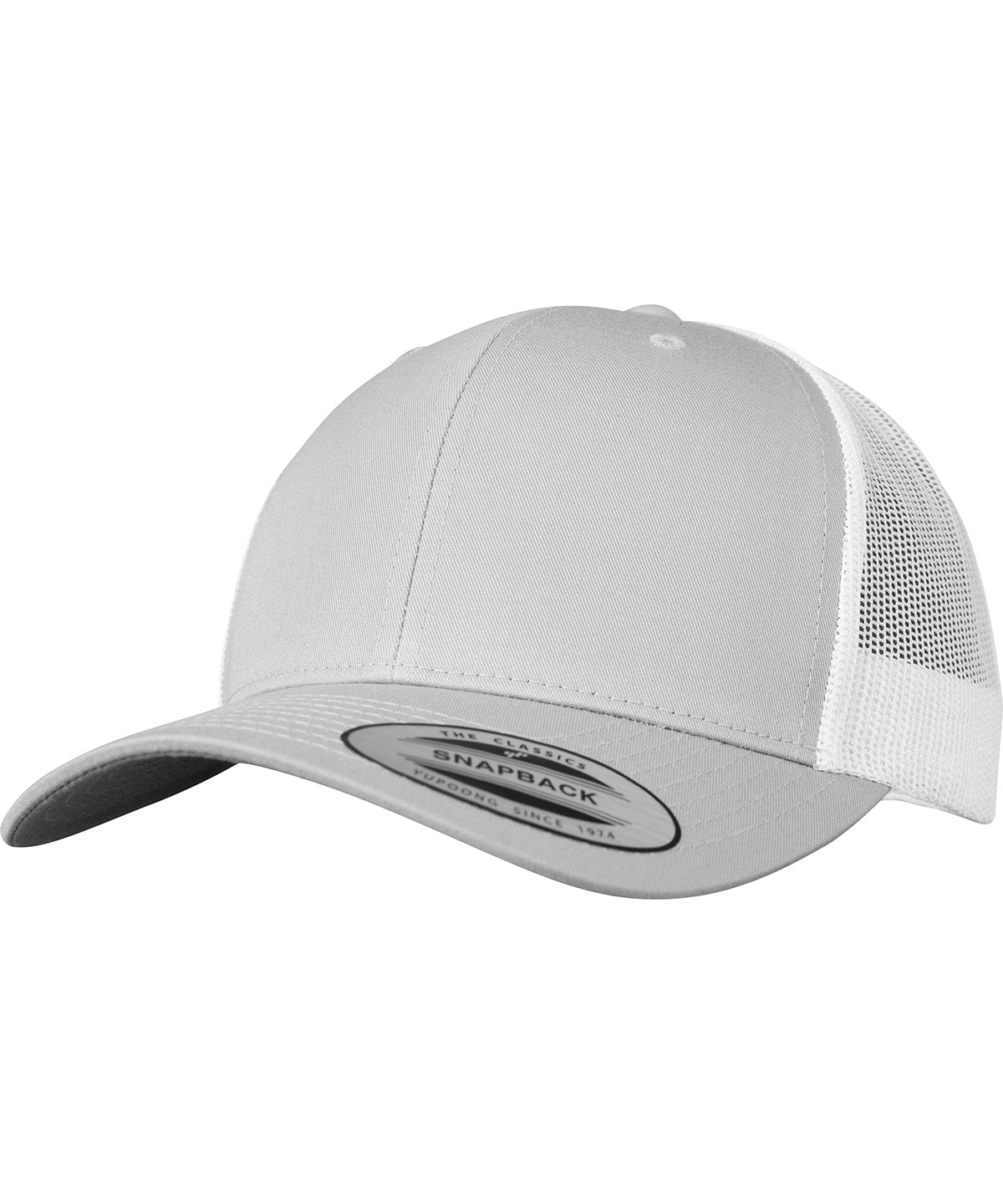 Retro trucker 2-tone (6606T) | silver/white
