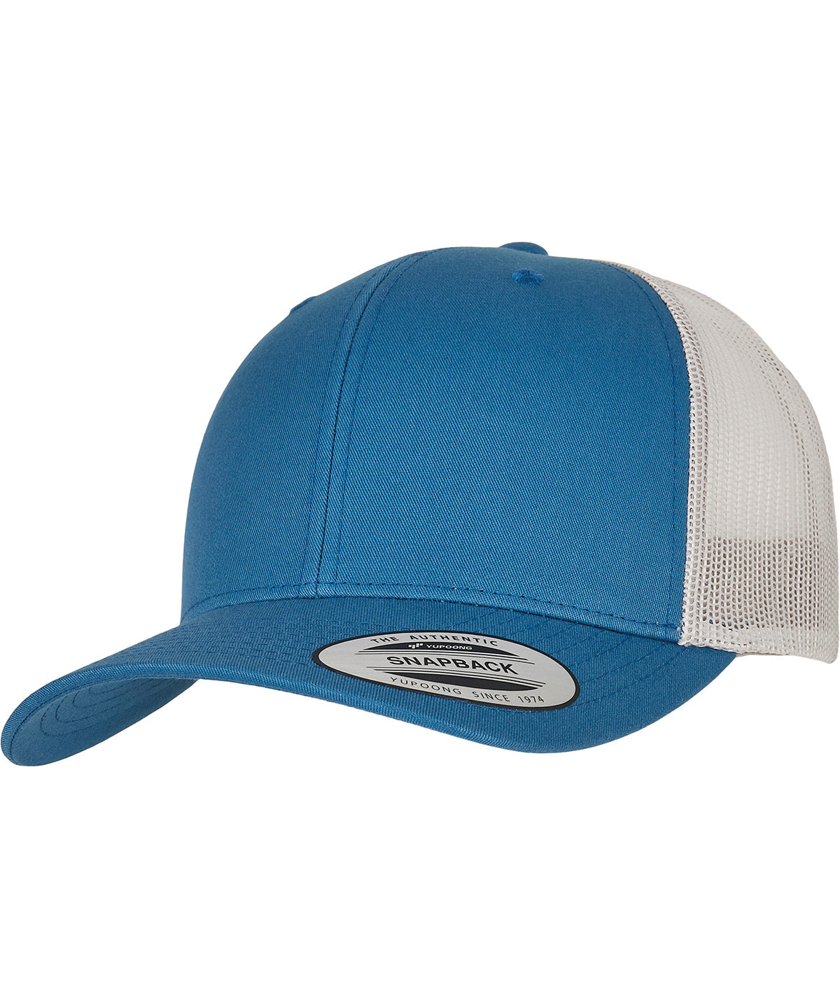 Retro trucker 2-tone (6606T) | steel blue/silver