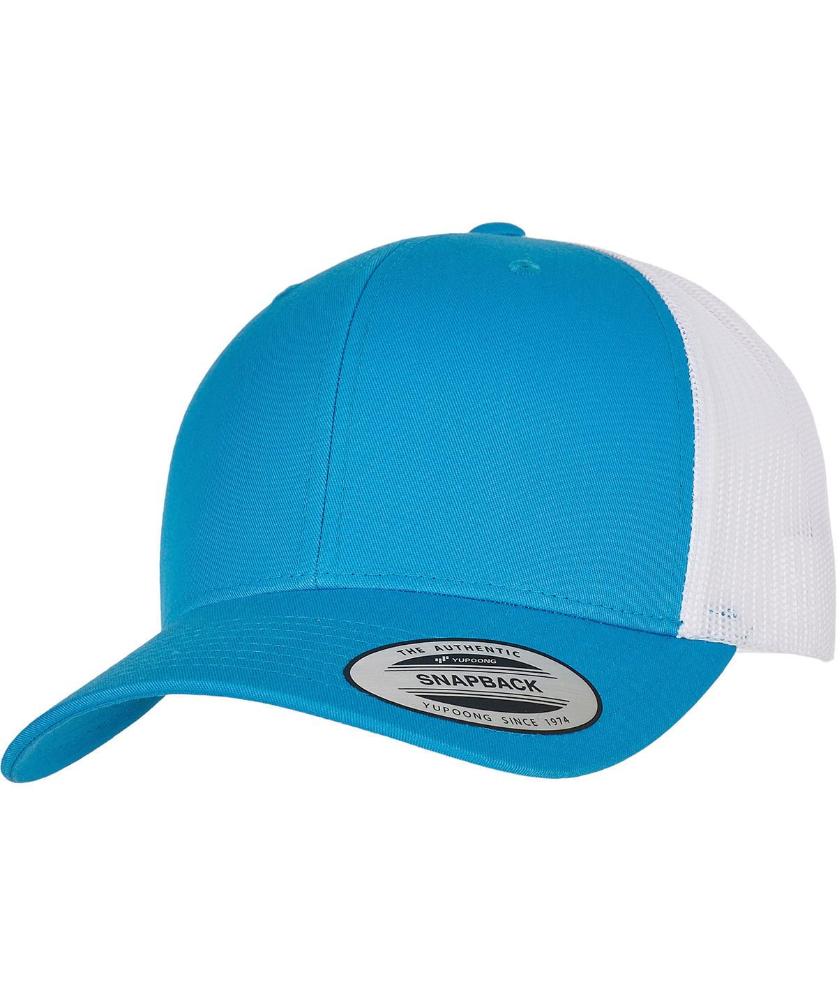 Retro trucker 2-tone (6606T) | turquoise/white