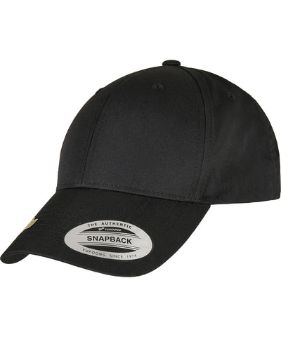 Recycled poly twill snapback (7706RS) | black