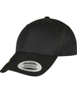 Recycled poly twill snapback (7706RS) | black