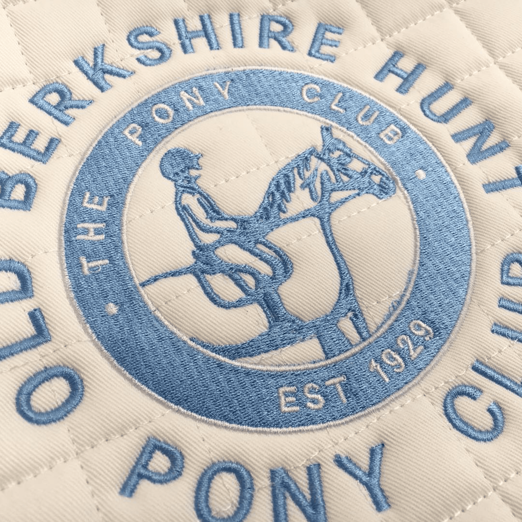 Equestrian Elegance: Close-Up of Embroidered Horse Blanket, Showcasing Intricate Details and Artistry