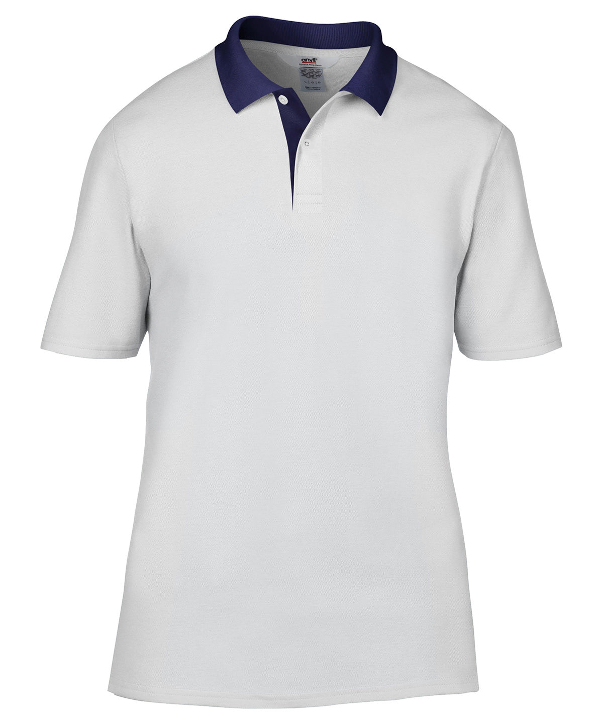 Anvil adult double piqu� polo