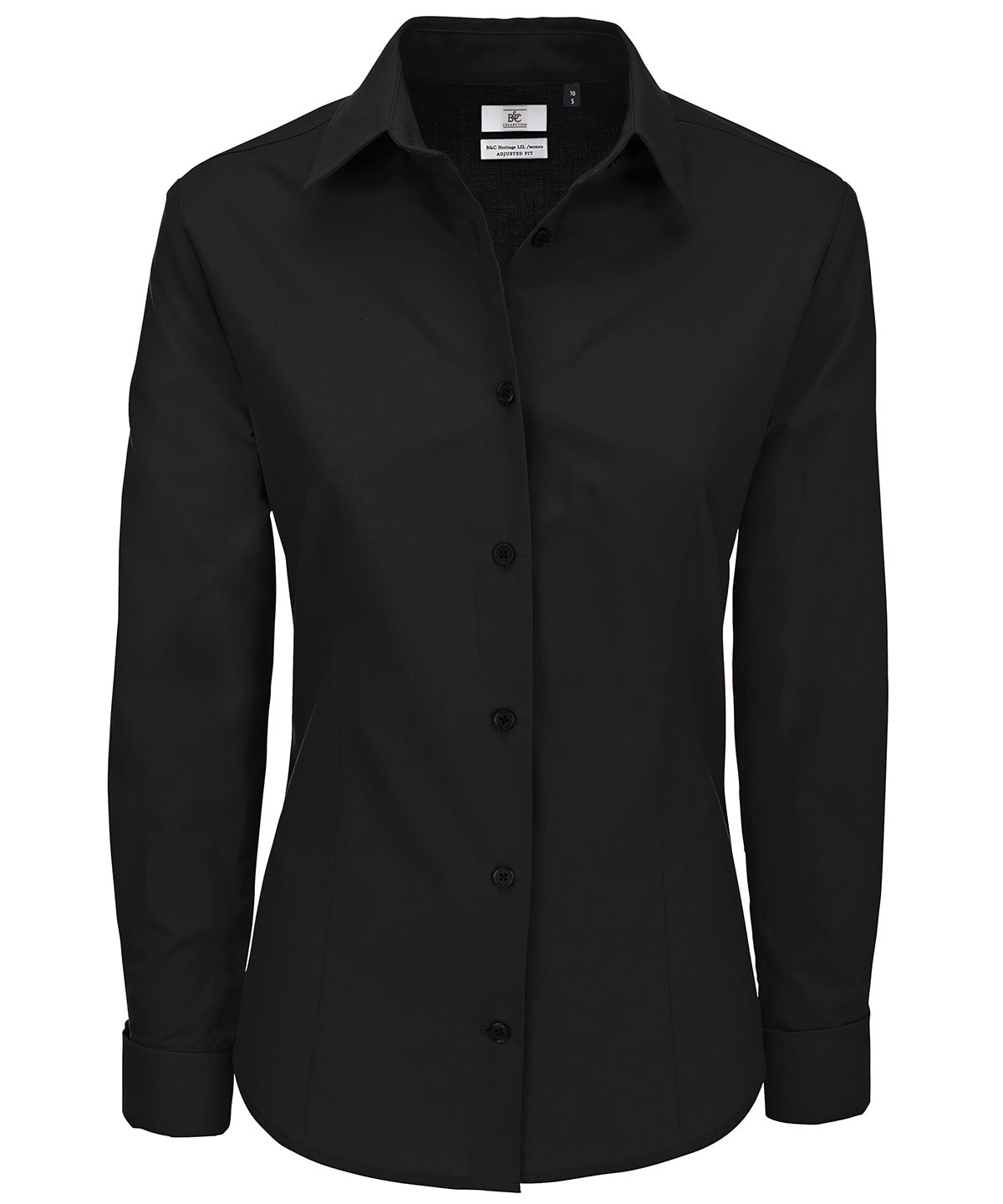 B710F B&C Collection Black B&C Heritage long sleeve /women