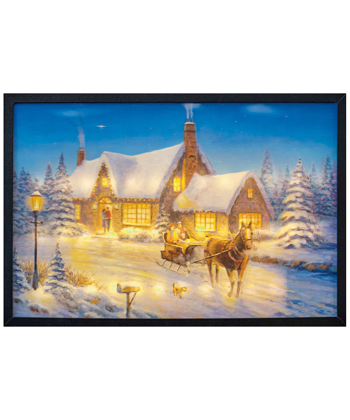 CS646 The Christmas Shop Multi Colour 3D lit lenticular
